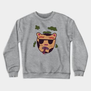 Milk and Honey Bear Smoking Crewneck Sweatshirt